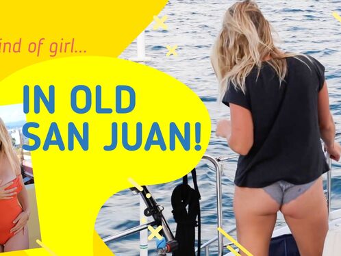132. My Kind of Girl in Old San Juan!