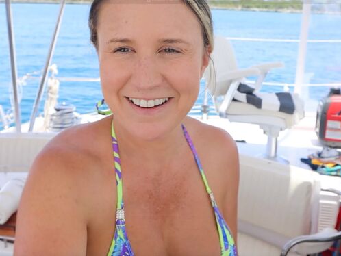 334. TRAPPED in a rough anchorage & a Sweet Escape!